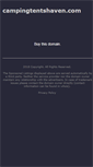 Mobile Screenshot of campingtentshaven.com